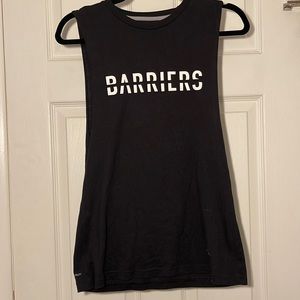 Adidas black, sleeveless tank- size S